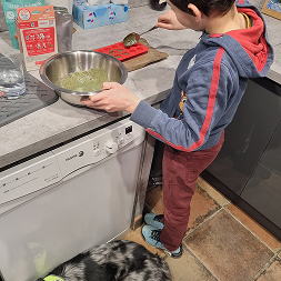 Séance cuisine Gâteau pour chien